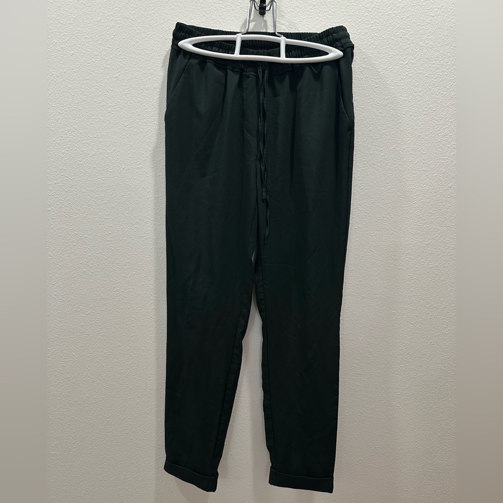 Daily Ritual women’s black trousers pants Joggers xs GUC